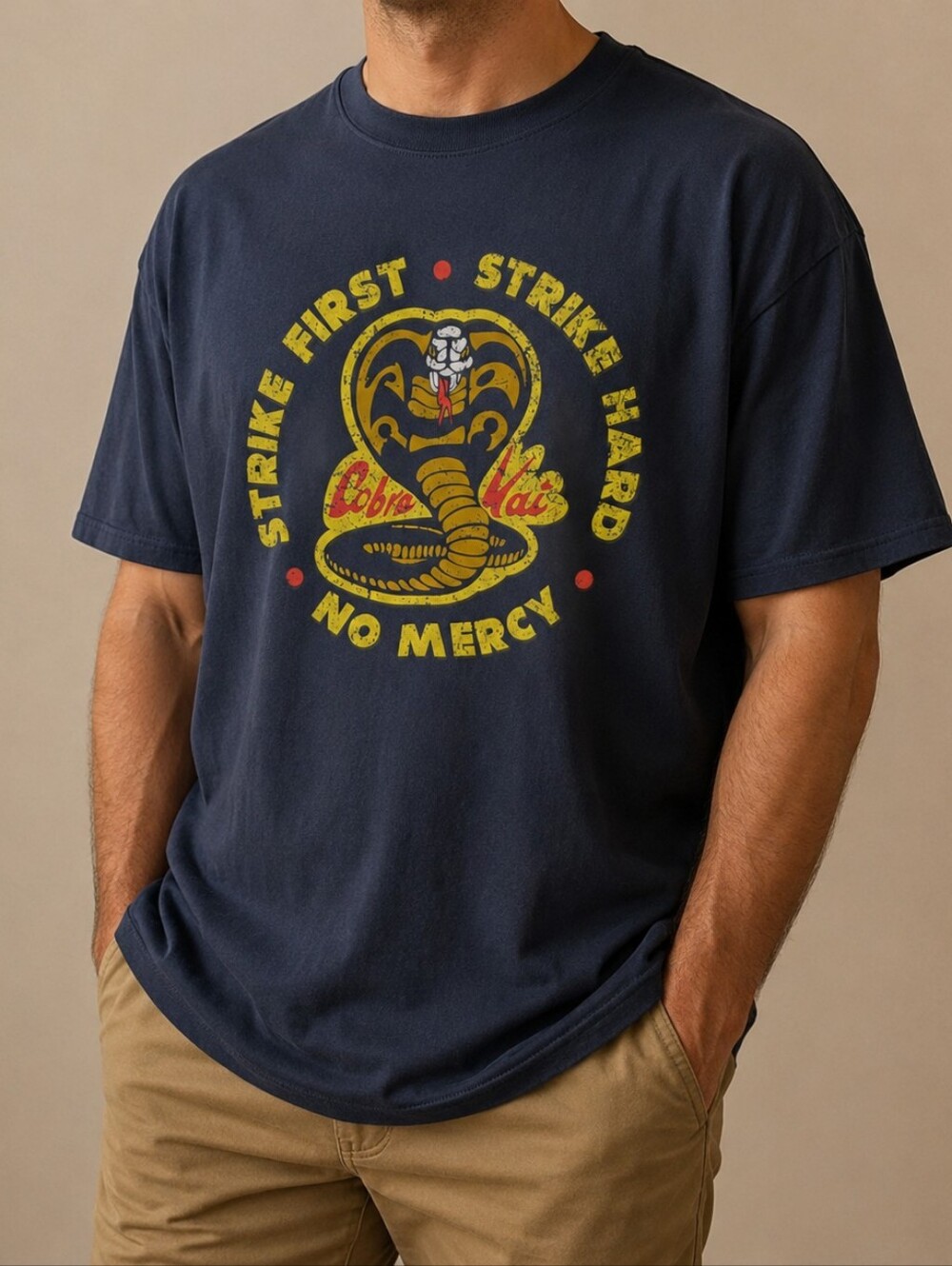 Cobra Kai Graphic Tee XXL Vintage Retro Y2K